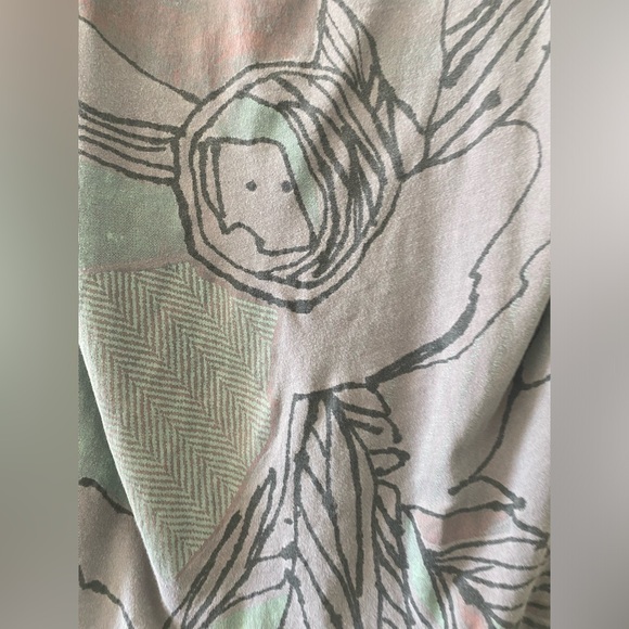 Vintage Roxy Floral Detail Cotton Tank-Top - Picture 3 of 5